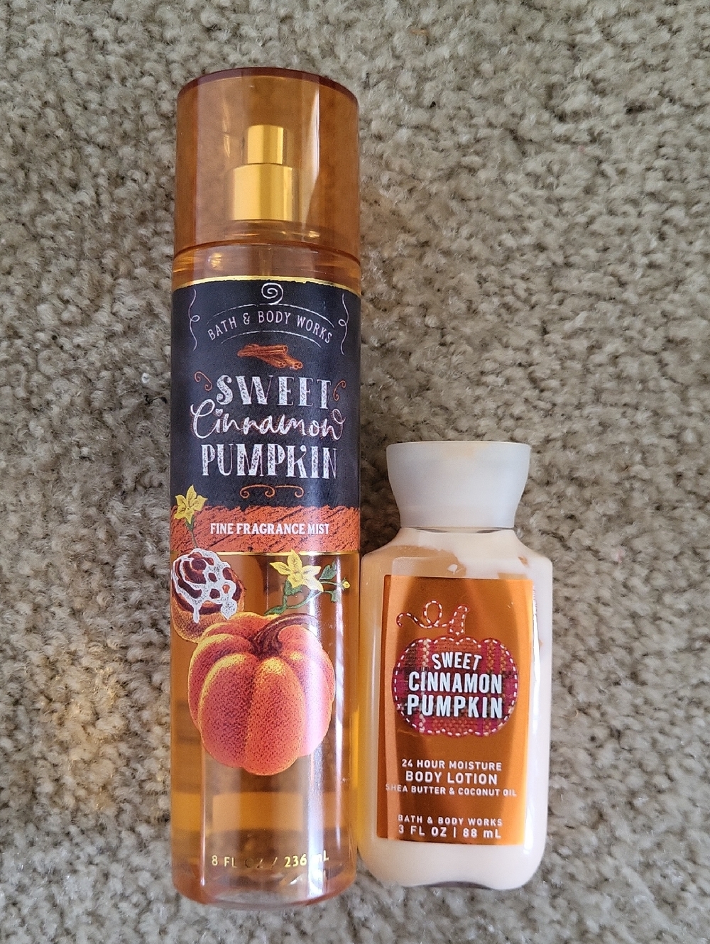 Bath & Body Works Sweet Cinnamon Pumpkin Set